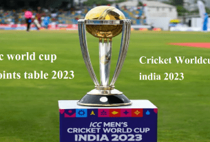 icc world cup points table 2023