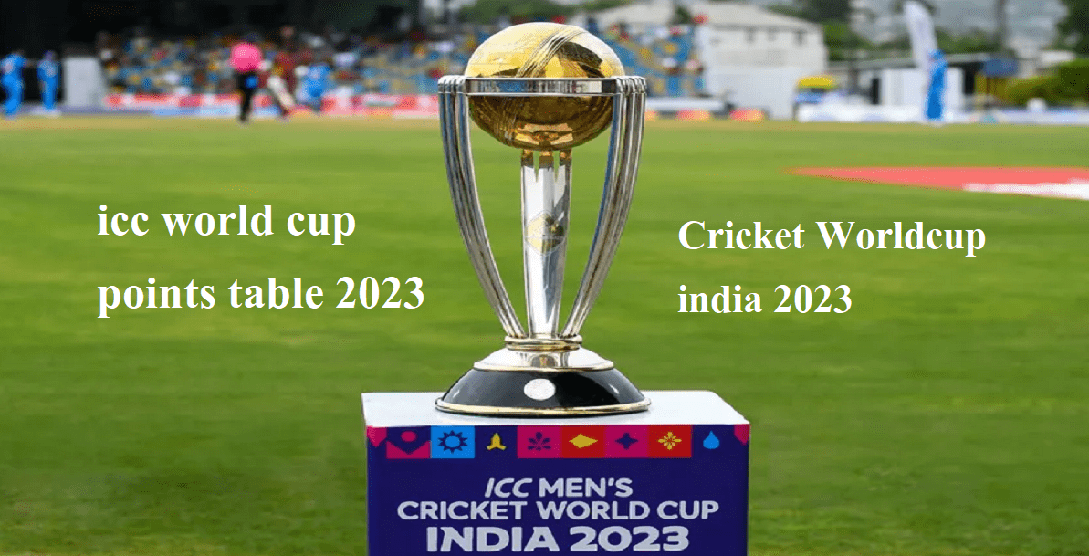 icc world cup points table 2023